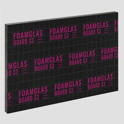 Foamglas S3 board displayed on a white background