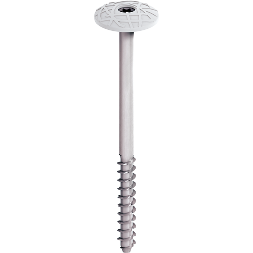 A single Ejot DDS screw displayed on a transparent background