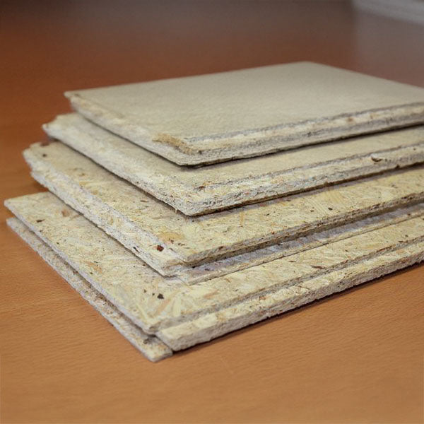 4x Eco loft boards stacked on top of each other displayed on an orange background