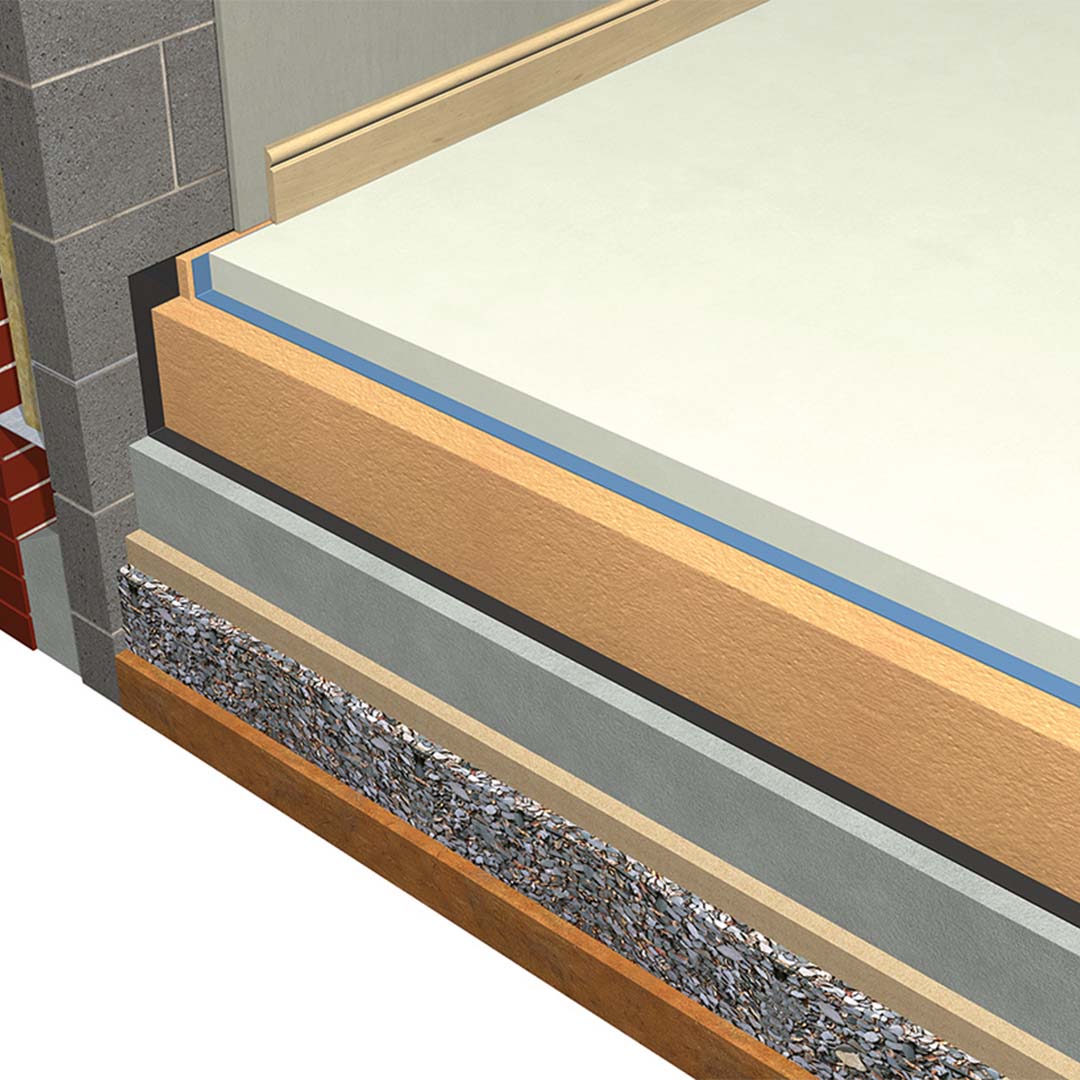 PolyFoam XPS shown above application