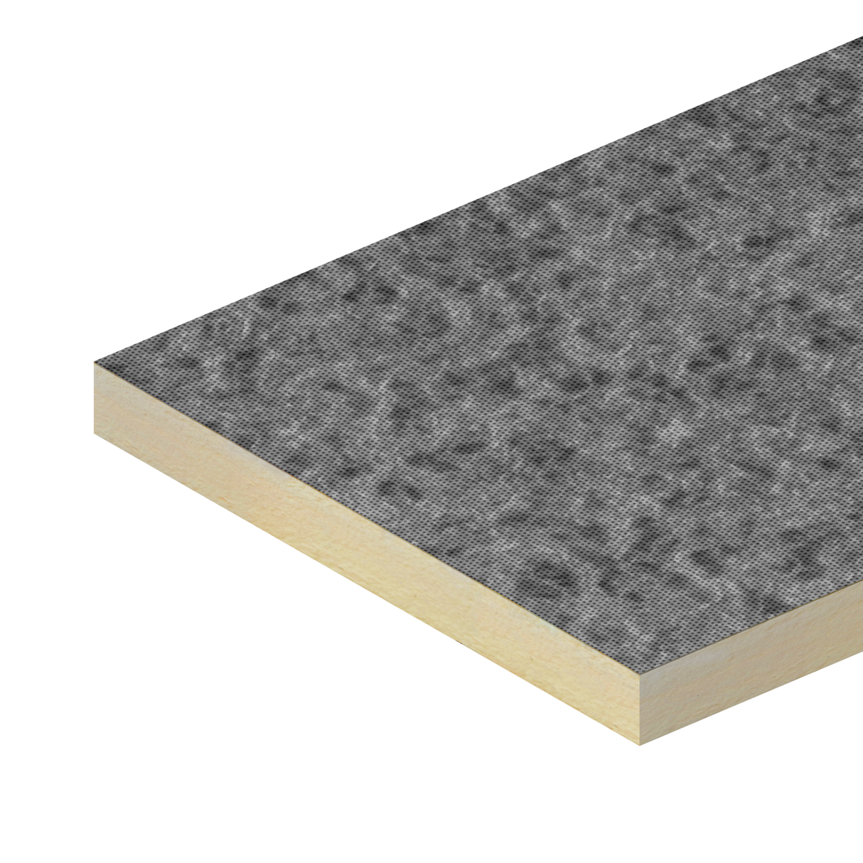 An Ecotherm Inno-Torch PIR roof board displayed on a white background