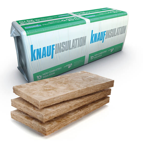 Knauf Frametherm slab displayed on a white background