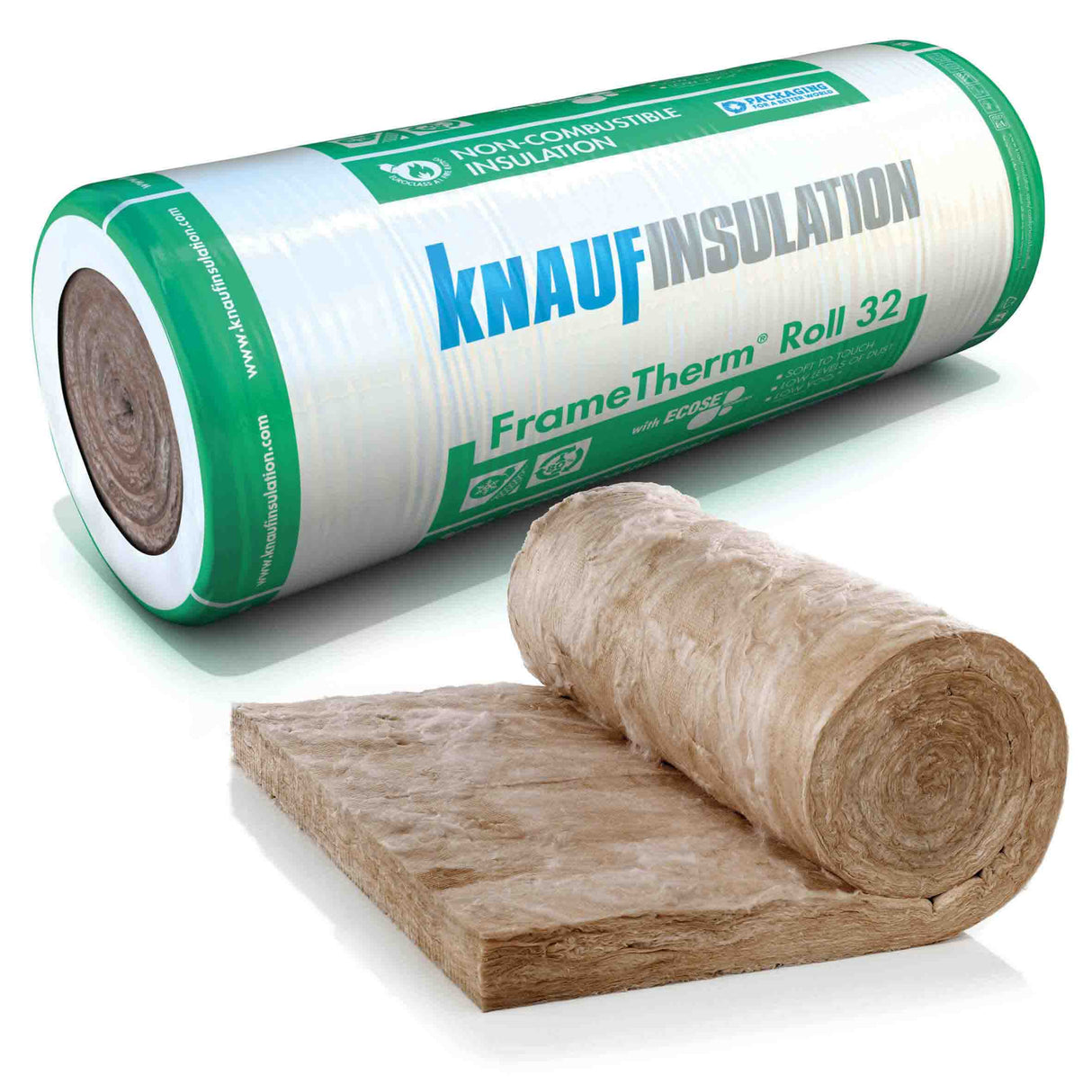 Knauf Frametherm roll displayed on a white background