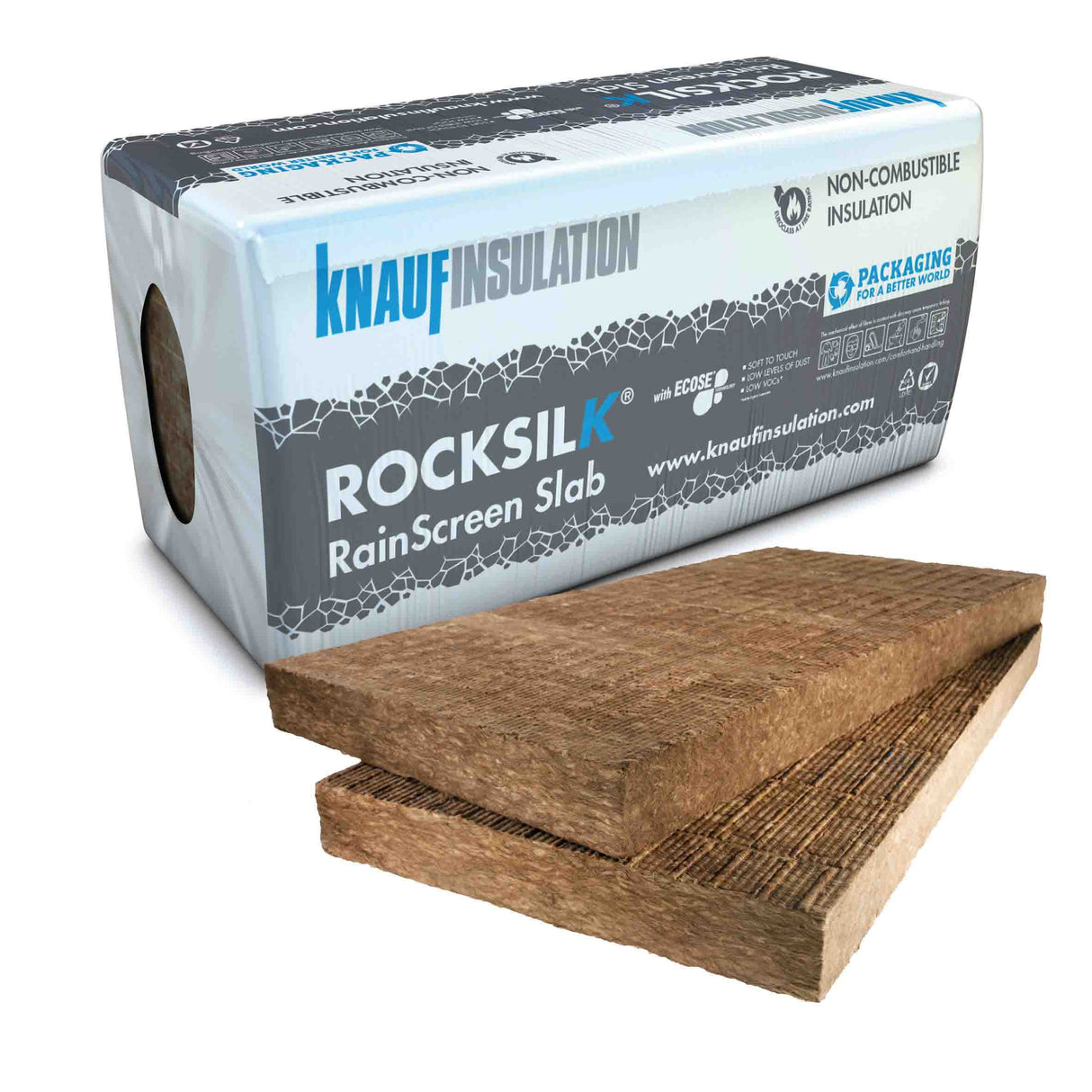 Knauf Rocksilk Rainscreen Slab - EE - All Thicknesses