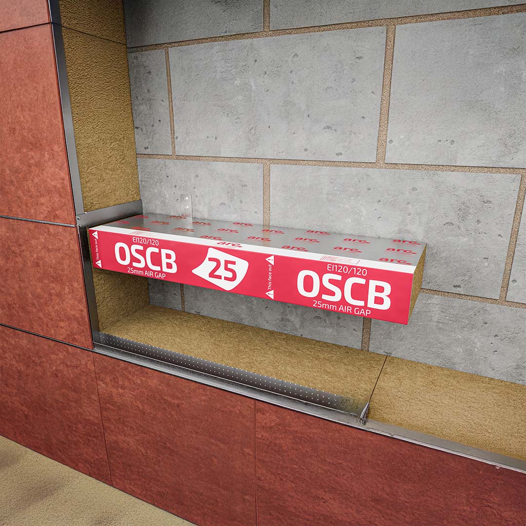 ARC Open State Cavity Barrier 25 shown in application