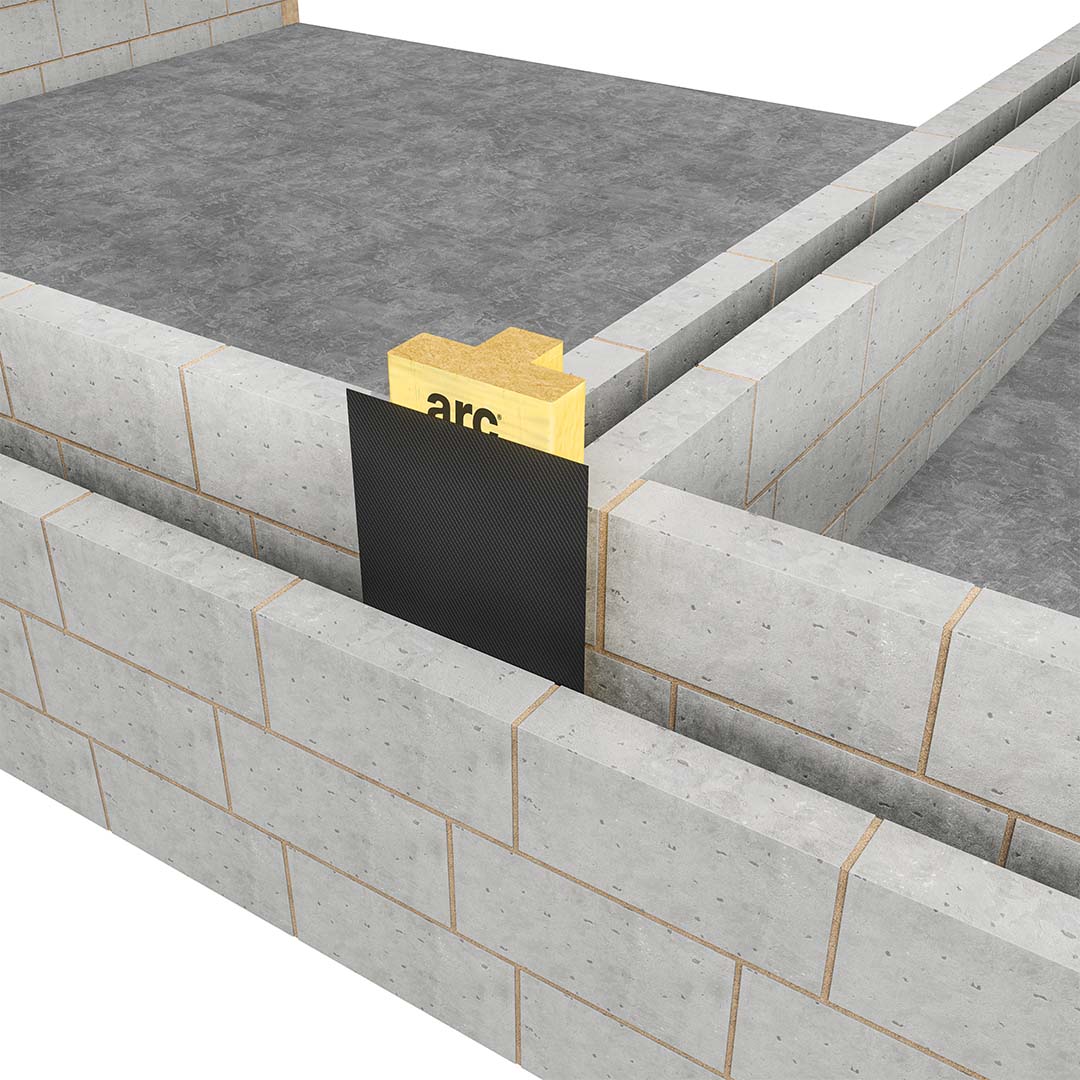 ARC T-Barrier for Foundation shown in application