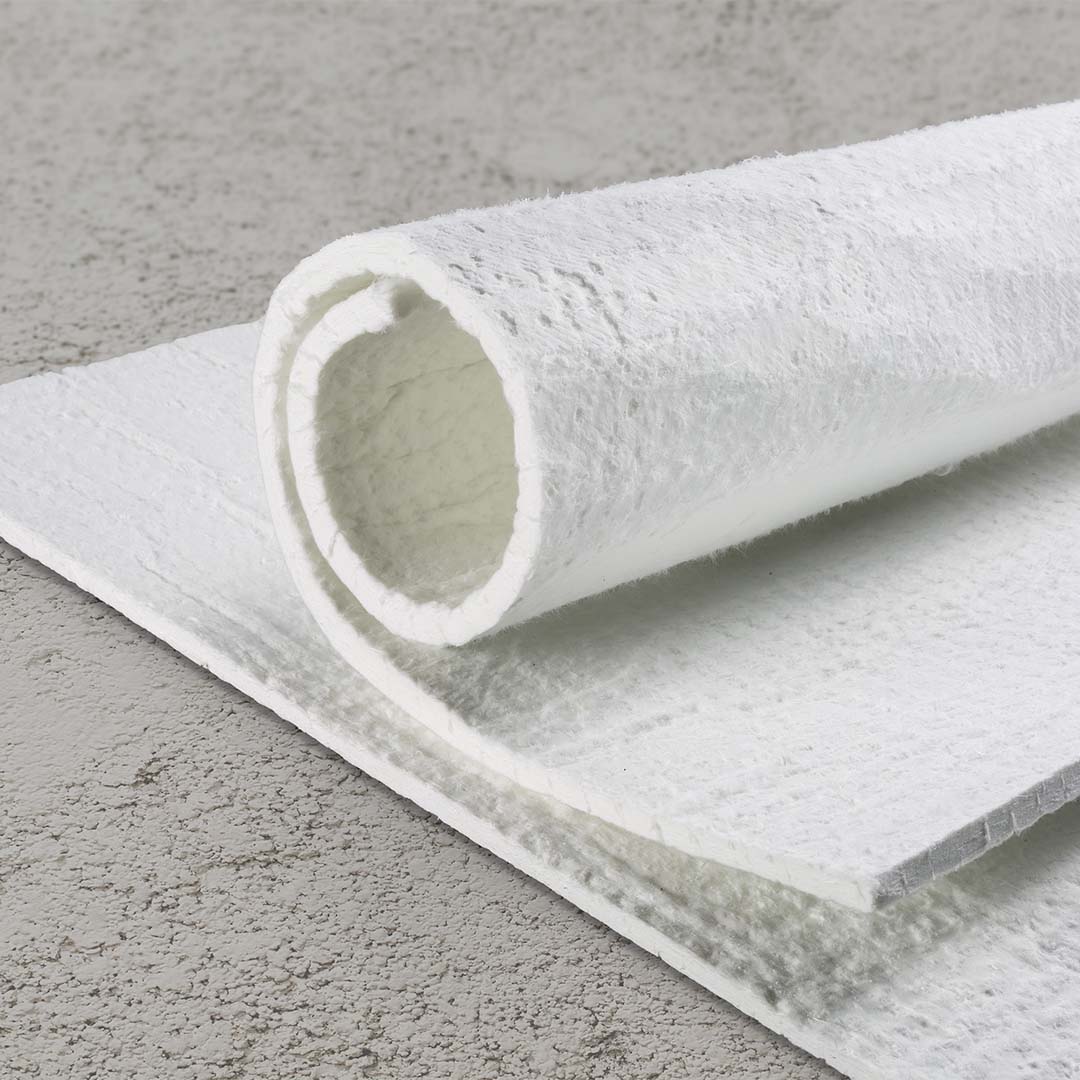 A roll of Proctor Spacetherm A1 displayed on a concrete floor