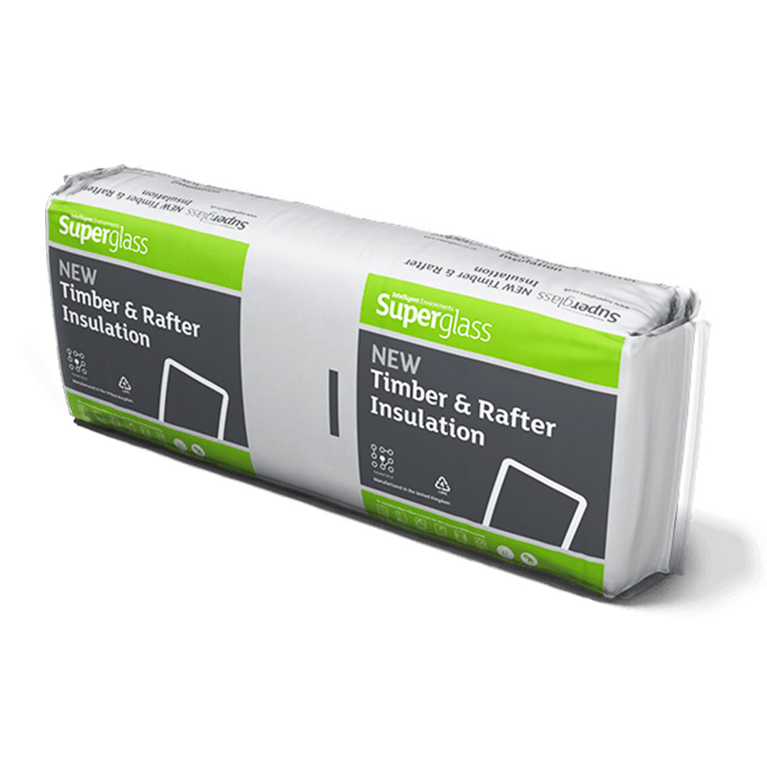 Superglass Timber and rafter batt displayed on a white background