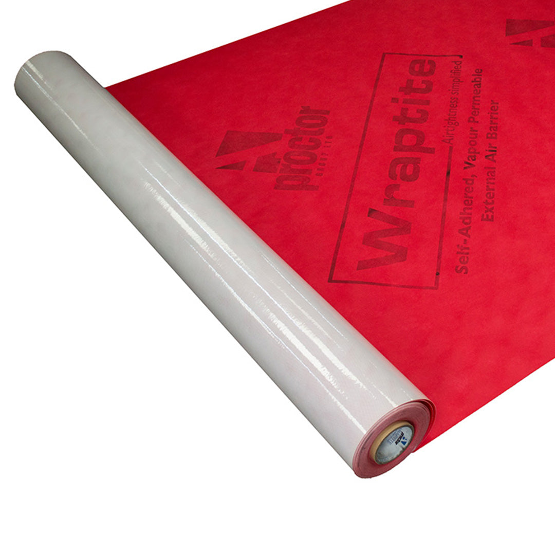 A roll of Proctor Wraptite displayed on a white background
