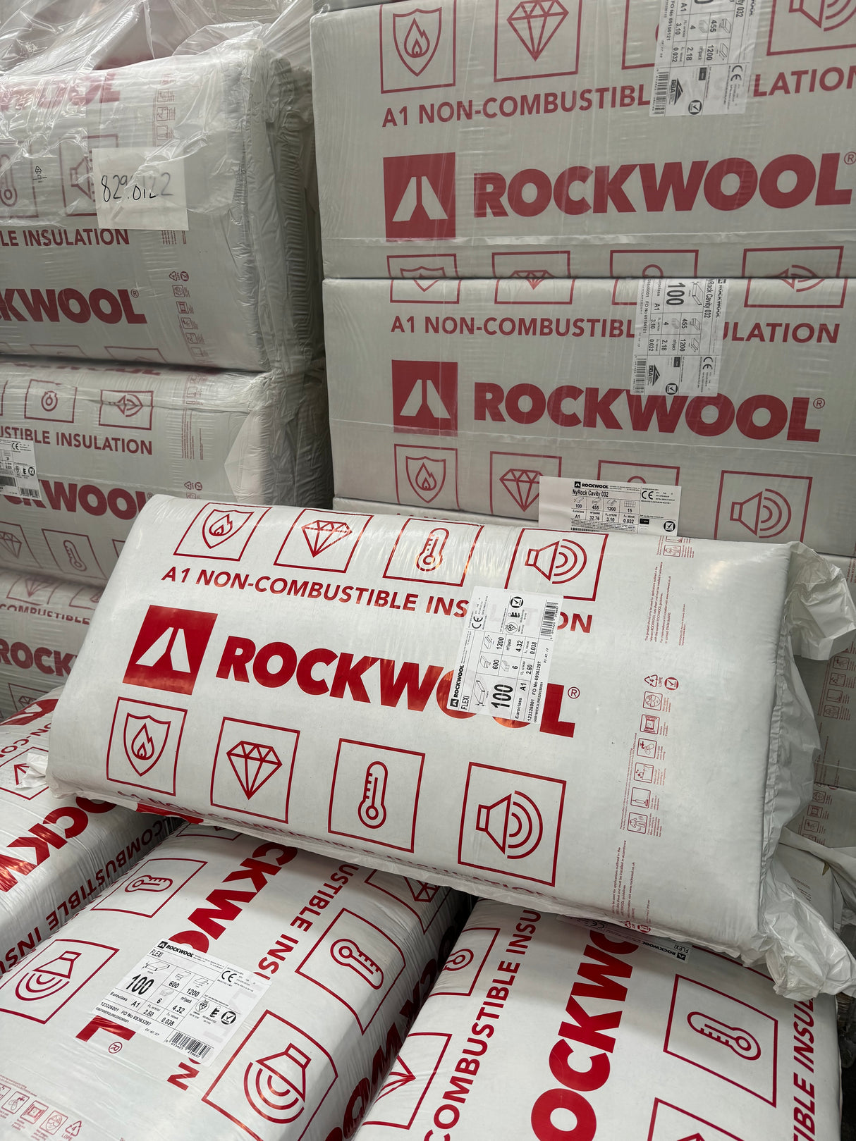 Rockwool RWA45 Slab - 1200mm x 600mm - All Thicknesses