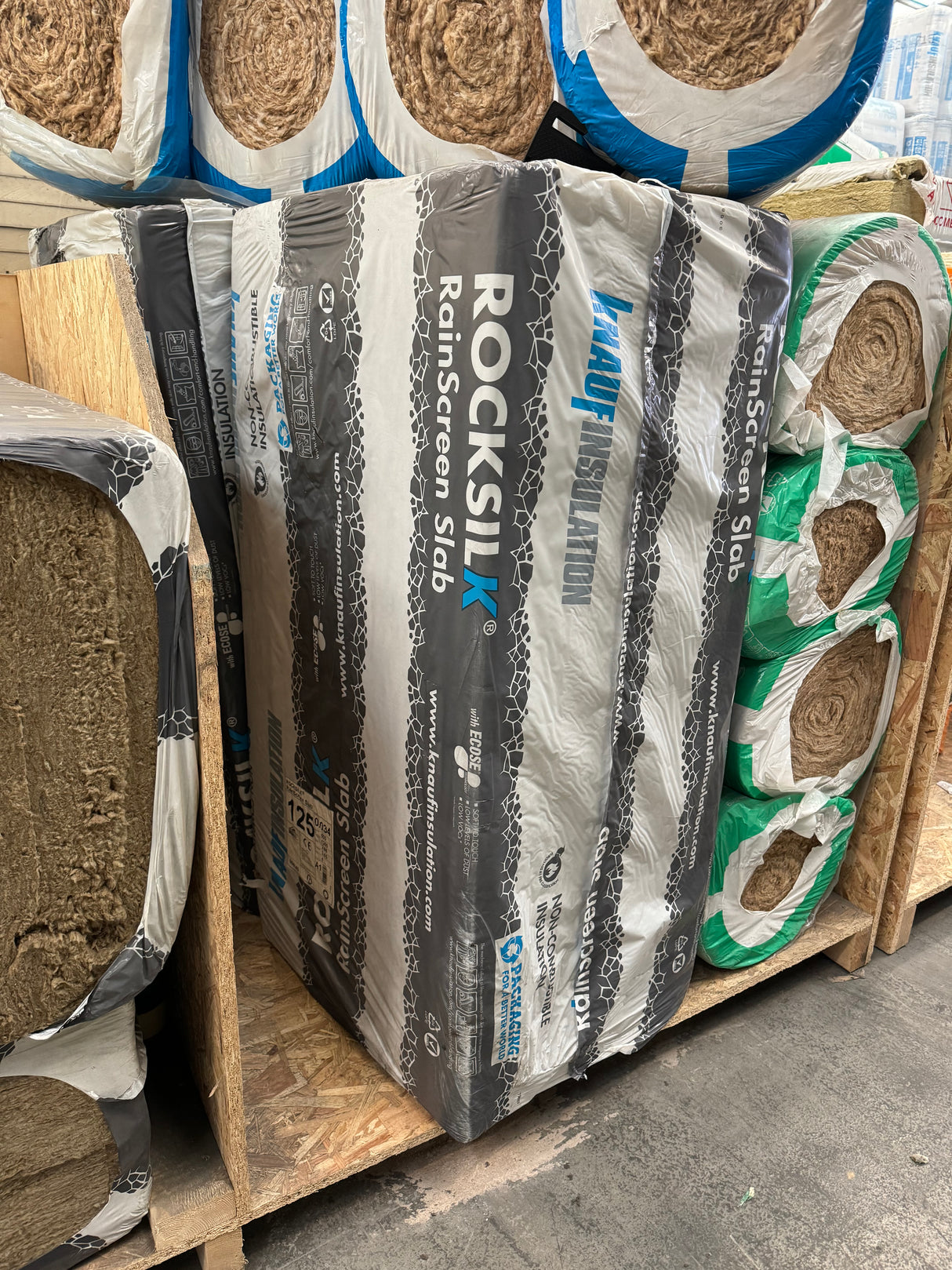 Knauf Rocksilk Rainscreen Slab - 1200mm x 600mm