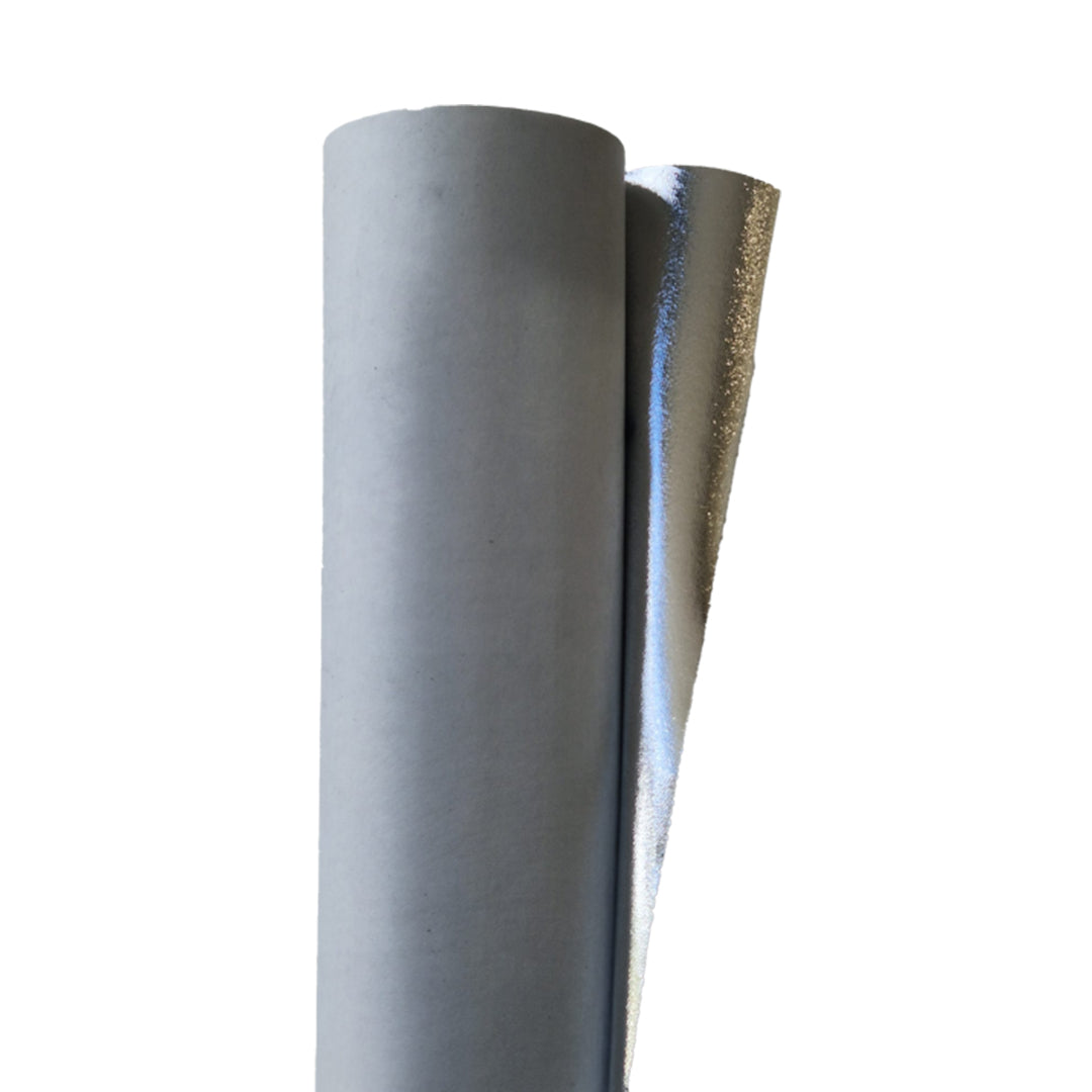 A roll of Novia mirrorwrap displayed on a white background