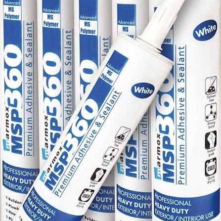 Marmox MSP360 Adhesive & Sealant - 290ml (Fire, White & Clear)