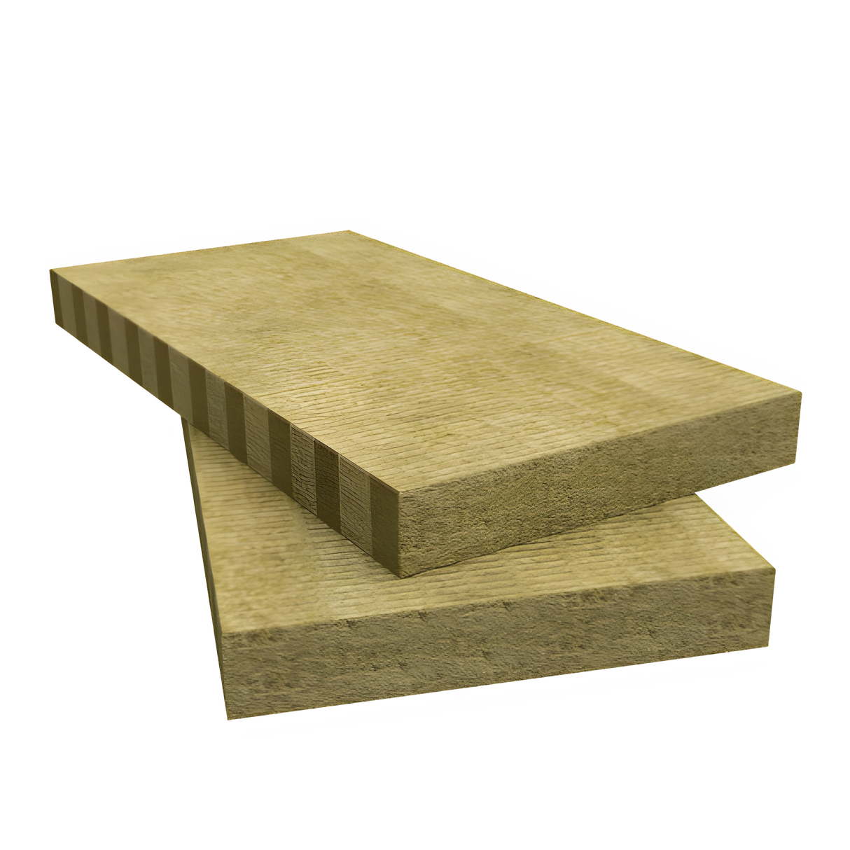 Rockwool RW3 Slab - Black Tissue Faced displayed on a transparent background