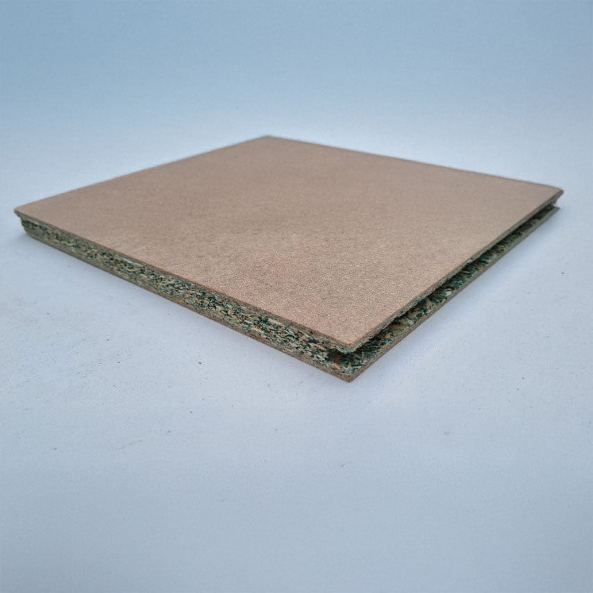 An image of supreme moisture resistant loft board displayed on a blue background