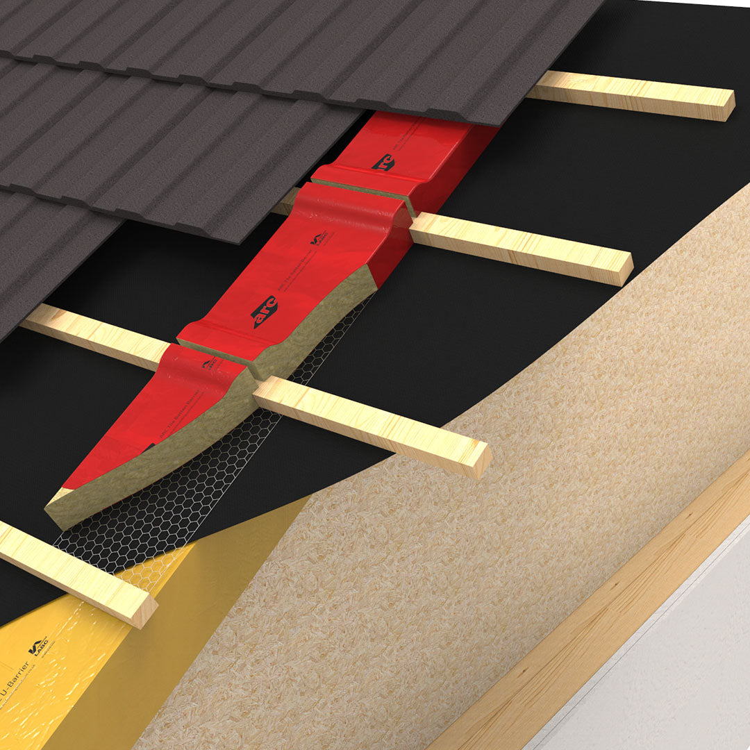 ARC Wired tile batten shown in application