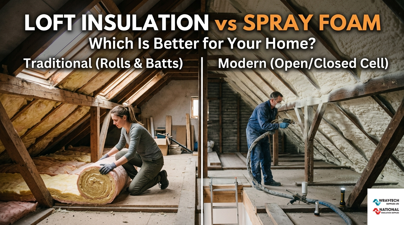 Loft Insulation vs Spray Foam