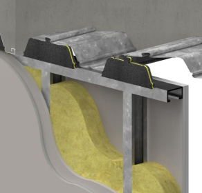 Siderise AVC Acoustic Void Closure for Tops of Wall shown in application