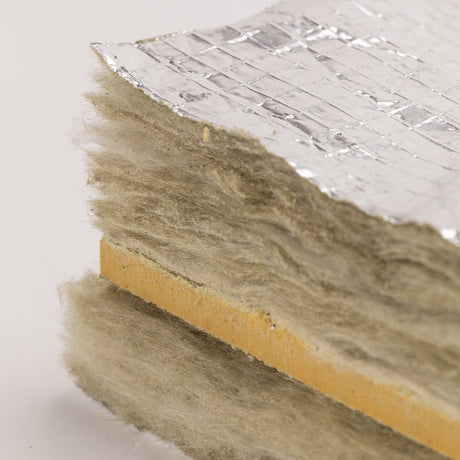 Siderise CBX Flexible Acoustic Void Barrier for Suspended Ceiling up close displayed on a white background