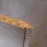 Close-up product image of loft board on a grey background