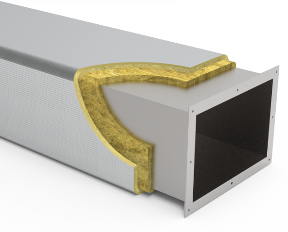Siderise DWX Fire Retardant Acoustic Duct Insulation Wrap  displayed on a white background