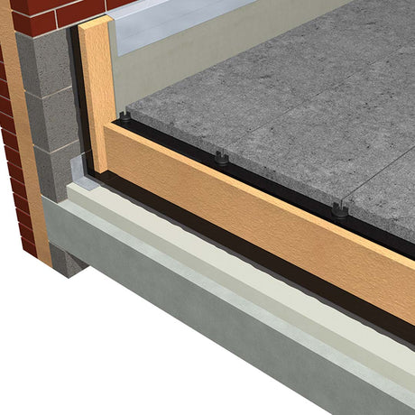 PolyFoam XPS shown in inverted roof application