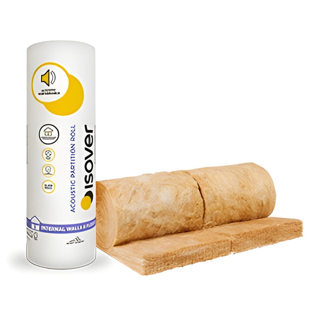 Isover Acoustic Partition Roll displayed on a white background
