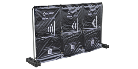 Siderise NCBMR Noise Fence Acoustic Barrier Moisture Resistant displayed on a  white background