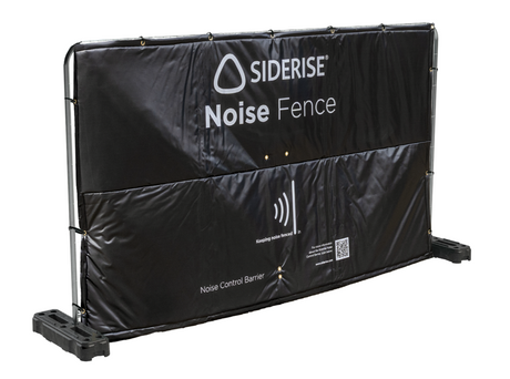 Siderise NCBXL Noise Fence Acoustic Barrier displayed on a white background