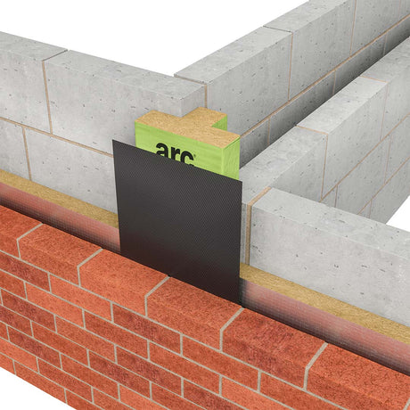 ARC T-Barrier for masonry construction shown in application