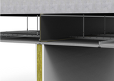Siderise FLX Flexible Acoustic Barrier for Suspended Ceiling shown in the appropriate application