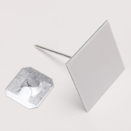 Siderise Self Adhesive Perforated Insulation Pin with Washer displayed from the side