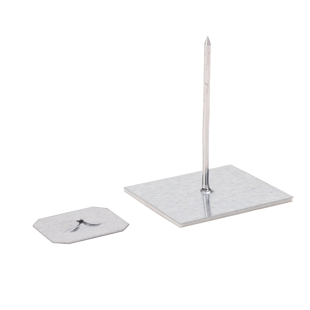 Siderise Self Adhesive Perforated Insulation Pin with Washer displayed on a white background