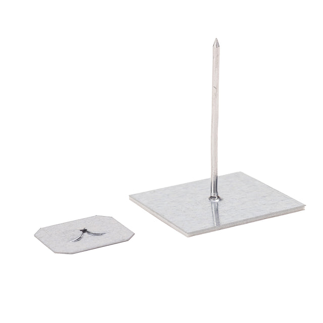 Siderise Self Adhesive Perforated Insulation Pin with Washer displayed on a white background