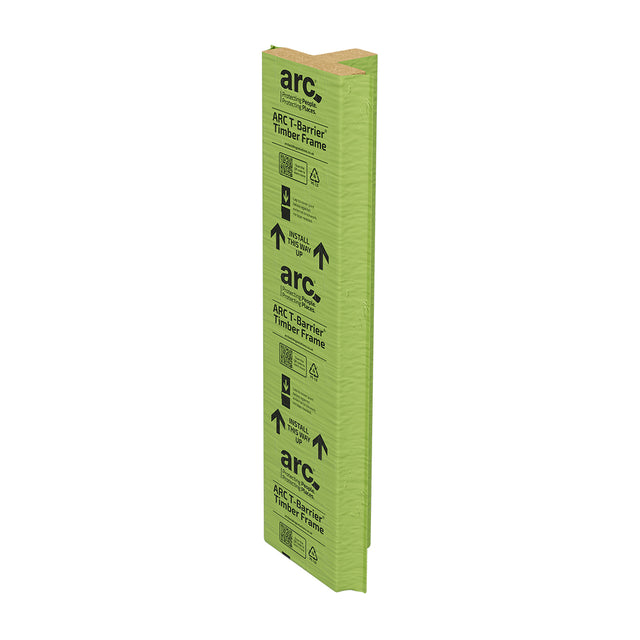 ARC T-Barrier for timber frame displayed on a white background