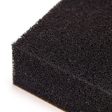 Siderise FR Retardant Acoustic Slab with Adhesive Backing zoomed in to show material