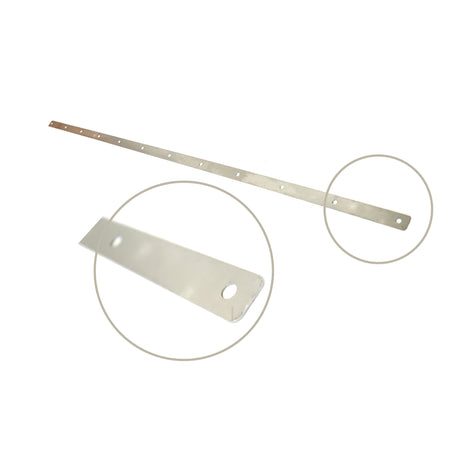 Damex FR Stainless Steel Fixing Strip full size displayed on a white background