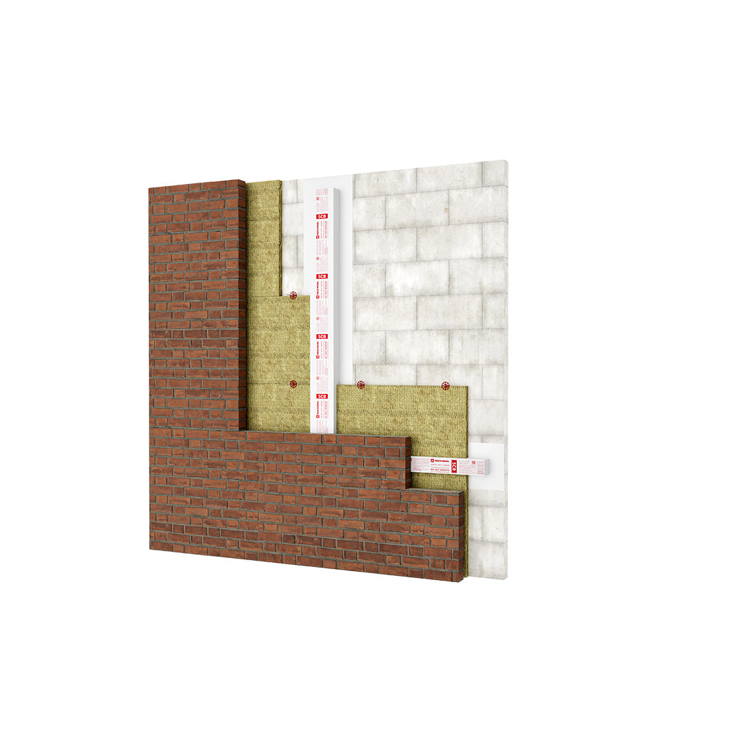Rockwool Sleeved Cavity Barrier (SCB) shown in application